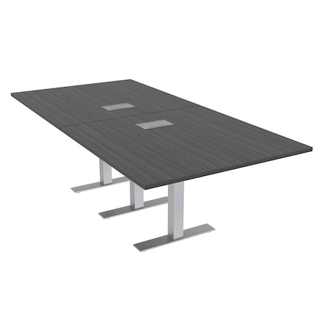 Skutchi Designs 45 in W, 96 in L, 29 in H, Engineered Wood Top, Grey HAR-REC-48x95-T-ELEC-ASIANNIGHT
